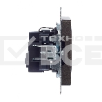 Розетка 1-местная IEK BRITE 16А РС11-1-0-БрТБ с заземлением, без защитных шторок, 16А, темная бронза, фото3