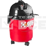 Строительный пылесос Зубр ПУ-15-1200 М1 красный/черный, 1200 Вт, уборка сухая/влажная, пылесборник мешок, 15 л, фото10