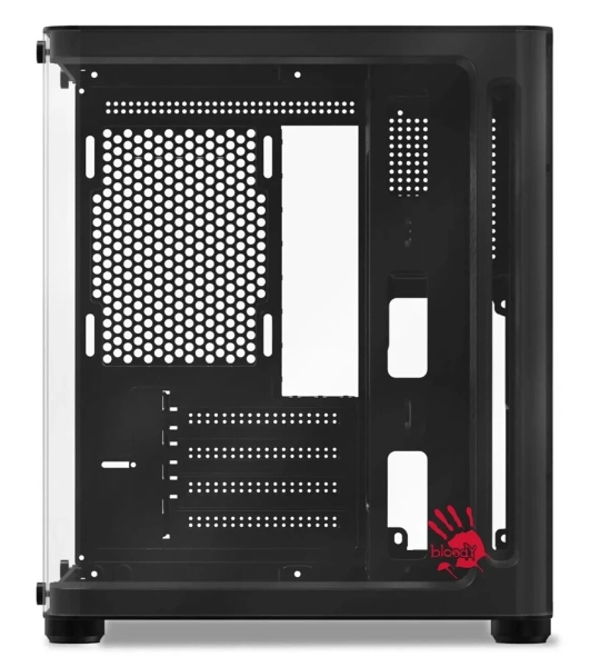 Компьютерный корпус Bloody BD-CC104 черный без БП mATX 5x120мм 1xUSB 2.0 1xUSB 3.0 audio