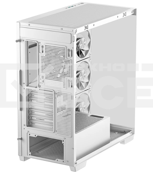 Компьютерный корпус Deepcool CG580 4F V2 WH без БП, боковое окно (панорама), 4x120мм ARGb PWM вентилятора, белый, ATX (R-CG580-WHADA4-G-2)