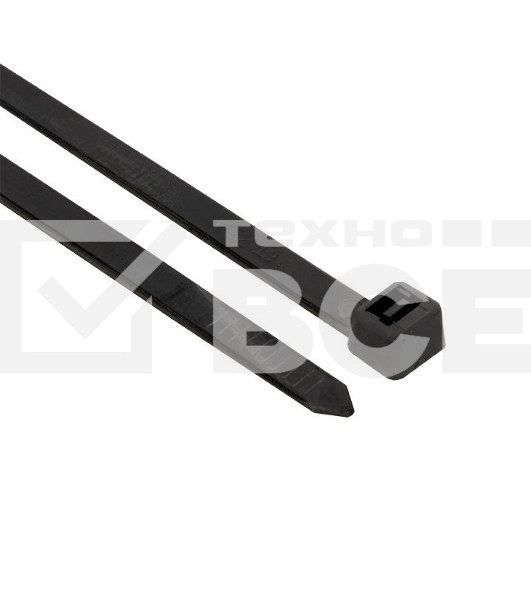 Хомут нейлоновый черный EKF Basic plc-cb-3.6x300 (3,6х300) (100 шт.)