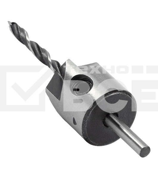 Набор сверл зенкеров Denzel по дереву, 3-10 мм, 7 шт