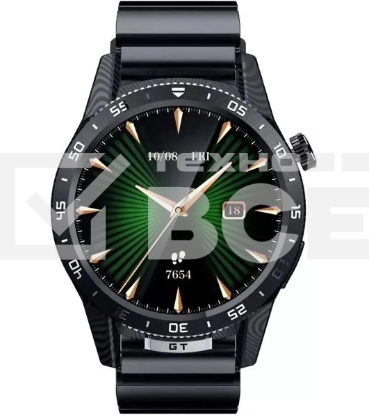 Умные часы Tecno Watch GT 1.504' AMOLED корп.черный рем.черный (WGT01)