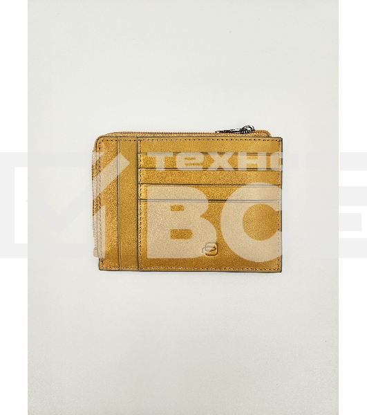 Чехол для кредитных карт Piquadro Blue Square PU1243B2R/G шафрановый натур.кожа