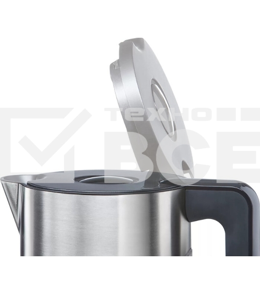 Чайник электрический Bosch TWK8611P 1.5 л, 2400 Вт, белый/серебристый (корпус: нержавеющая сталь)