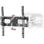 Кронштейн для телевизора Hama 00220856 черный 32'-65' макс.35кг настенный поворотно-выдвижной и наклонный, фото3