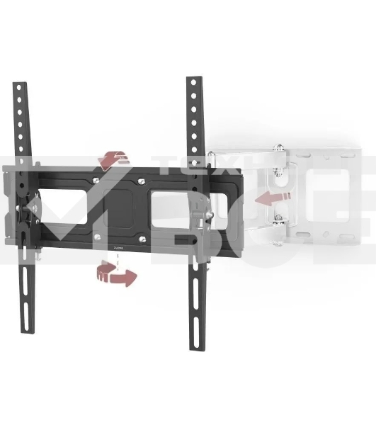 Кронштейн для телевизора Hama 00220856 черный 32'-65' макс.35кг настенный поворотно-выдвижной и наклонный