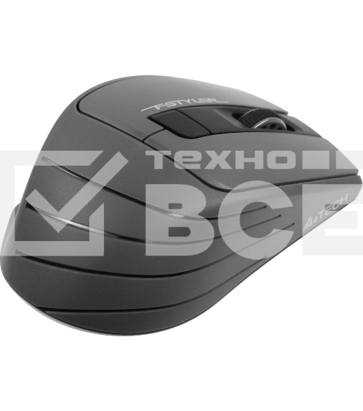 Мышь беспроводная A4Tech Fstyler FG30 серый, 2000 dpi, радиоканал, USB, кнопки - 5