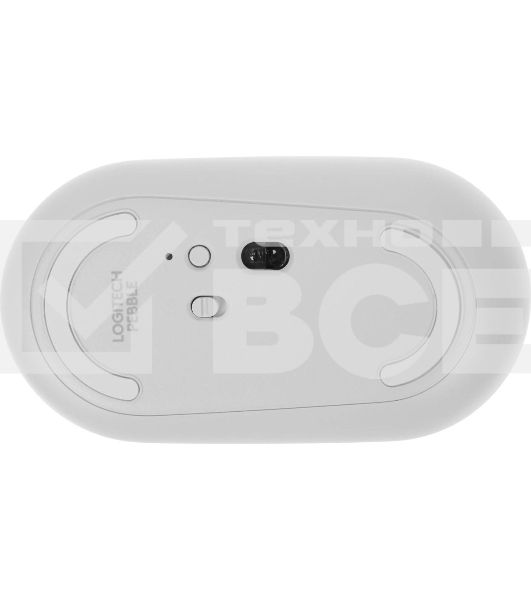Мышь беспроводная Logitech Pebble M350 белый, 1000 dpi, радиоканал, Bluetooth, USB, кнопки - 3