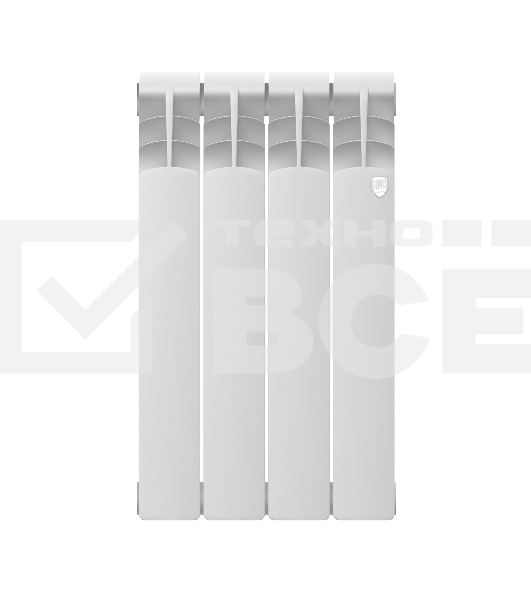 Радиатор биметаллический секционный 500/80/4 боковое подключение