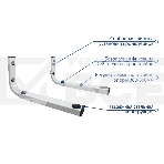 Кронштейн наст. для СВЧ Kromax MICRO-7w white, фото3