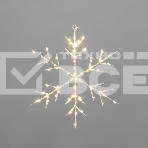 Светодиодная подвесная фигура Neon-night Снежинка на металлическом каркасе, цвет теплый белый, фото 1