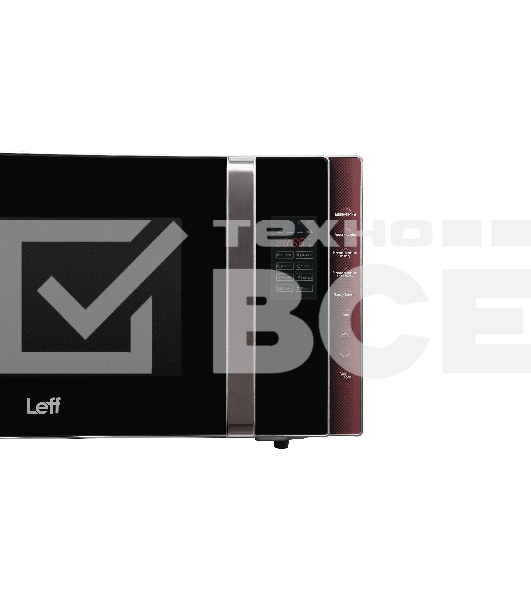 Микроволновая печь LEFF 23MD803SG чёрный, 23 л, 800 Вт, переключатели - мембранные кнопки/сенсор