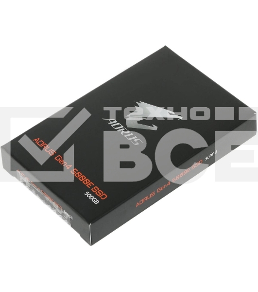 Накопитель SSD Gigabyte Aorus Gen4 5000E, AG450E500G-G 500Gb M.2 2280 Client PCI-Express 4.0 x4, NVMe 1.4 5000/3800 RTL