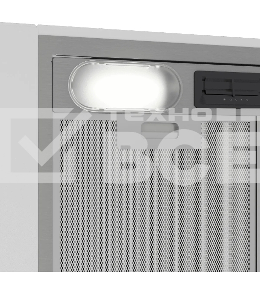 Встраиваемая вытяжка Indesit INAE 52FLS X, 52 см.