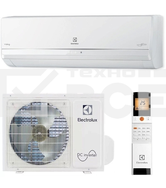 Блок внешний сплит-системы Electrolux EACS/I-24HVI/N8_21Y/out инвертор, 24000 BTU, 70 м², охлаждение, обогрев, осушение