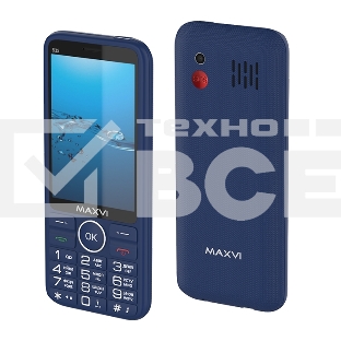 Мобильный телефон MAXVI B35 синий