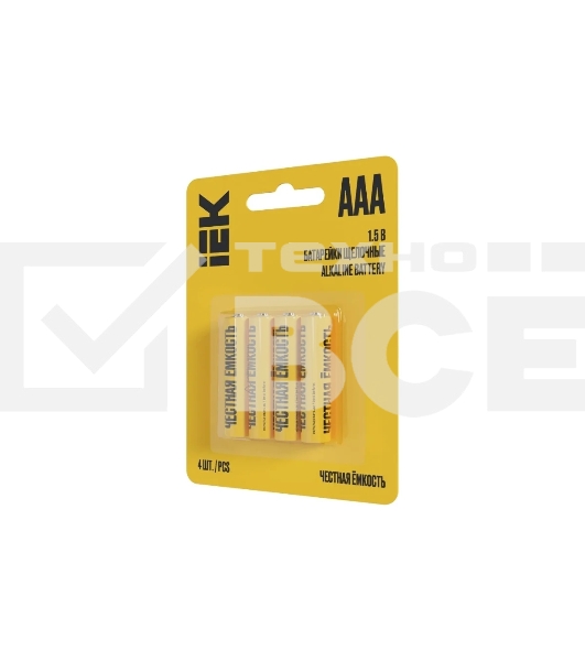 Батарейка щелочая Alkaline Optima LR03/AAA (4шт/блистер)