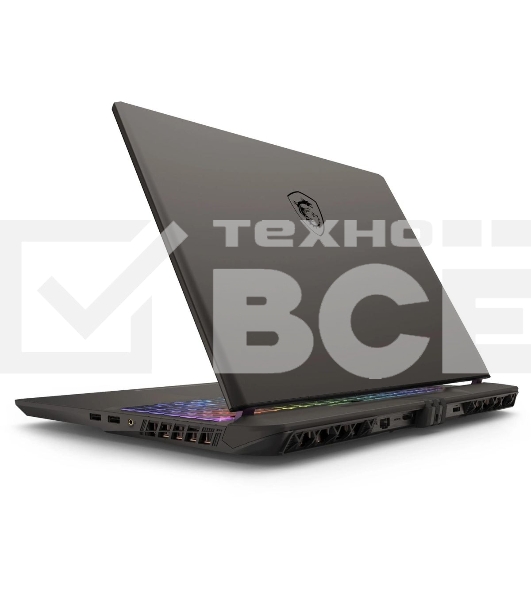 Ноутбук MSI Vector HX AI A2XWHG-080XRU серый Core Ultra 7 255HX 32Gb SSD1Tb NVIDIA GeForce RTX5070Ti 12Gb 16