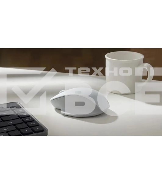 Мышь беспроводная Xiaomi Wireless Mouse Comfort Edition белый, 1200 dpi, радиоканал, USB, кнопки - 3