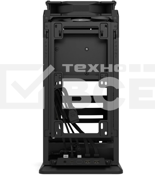 Компьютерный корпус без блока питания Fractal Design Mood, Mini-Tower, 1x180мм, 2xUSB-A 3.0 + 1xUSB 3.2 Type-C, SFX PSU Support, mITX черный