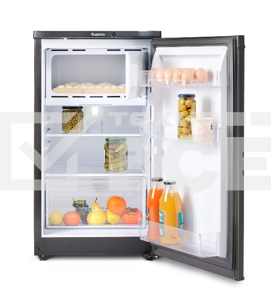 Холодильник Бирюса W408 графит однокамерный 88/27л морозилка сверху