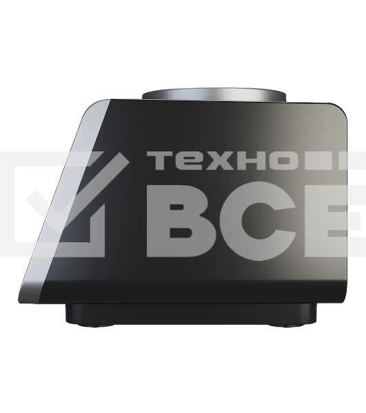 Радиочасы с будильником SOUNDMAX SM-1521U черный с серебром