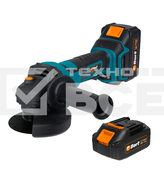 Угловая шлифовальная машина Bort BWS-20Li-SR аккумуляторная (93412215)