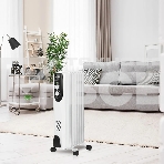 Обогреватель масляный Ballu Classic BOH/CL-07WRN (7 секций), белый, 1500 Вт, 20 м2, термостат, фото6