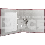 Папка-регистратор Silwerhof 2013373 A4 50мм, ПВХ/бумага красный, металлическая окантовка, сборная (упаковка: 2шт), фото4