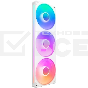 Вентилятор для корпуса Case Cooler NZXT F360 RGb Core (120x120x25мм, 4-pin PWM, RGb, 75.12CFM, 30dBA, 2400RPM, белый, Single-Frame RGb Fan Unit)