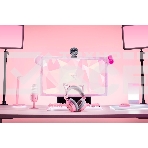 Гарнитура Razer Kraken Kitty V3 Pro Quartz розовый, беспроводная, bluetooth, до 70 ч, подсветка, фото2