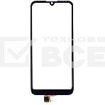 Сенсорное стекло (тачскрин) для Huawei Y6 2019, черное, фото 1