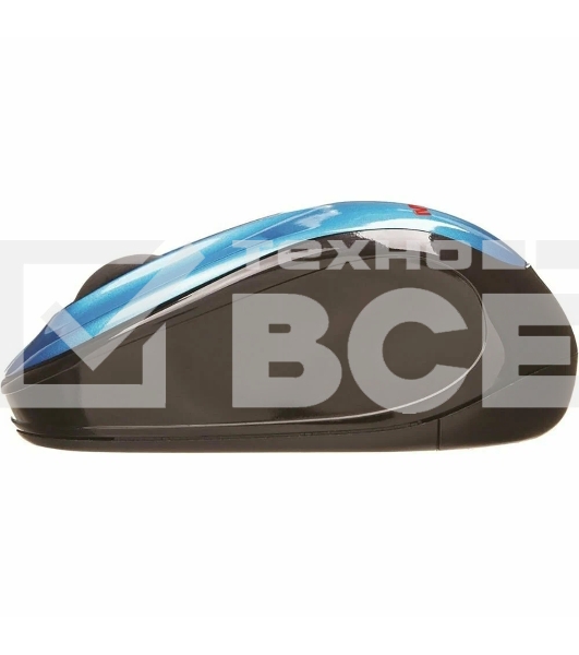 Мышь беспроводная Promega jet E-WM35 синий, 1200 dpi, радиоканал, Bluetooth, USB, кнопки - 3