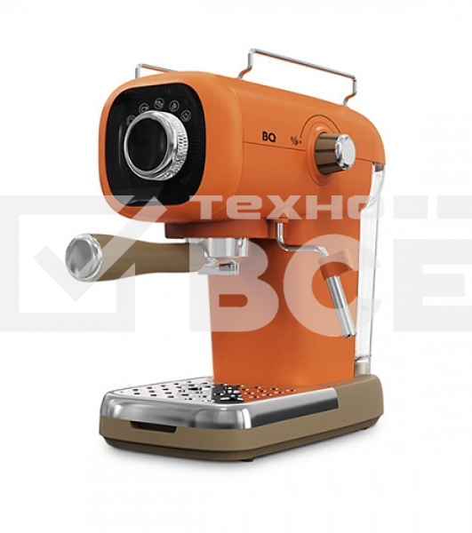 Кофеварка эспрессо BQ CM2003 оранжевый, исп. кофе - молотый, 0.6 л, 1100 Вт, 20 Бар.