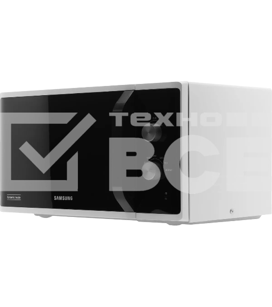 Микроволновая печь Samsung MS23K3614AW белый, 23 л, 800 Вт, переключатели - поворотный механизм
