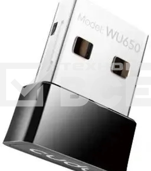 Сетевой адаптер Wi-Fi Cudy WU650 AC650 USB 2.0 (ант.внутр.) 1ант.