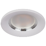 Встраиваемый светильник алюминиевый ЭРА KL107 WH/SL MR16 GU5.3 белый серебро, фото 1