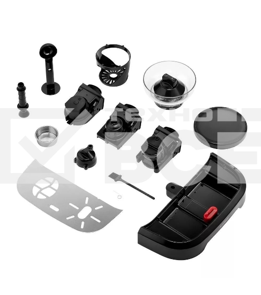 Кофеварка рожковая Kitfort КТ-7107 черный, исп. кофе - молотый/капсулы/зерновой, 2 л, 1560 Вт, 19 Бар