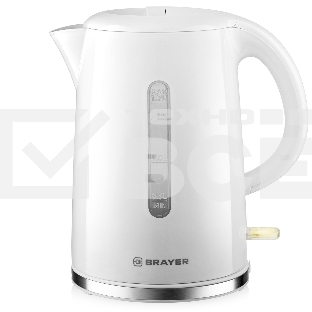 Чайник электрический BRAYER BR6108 1,7 л, 2200 Вт, белый