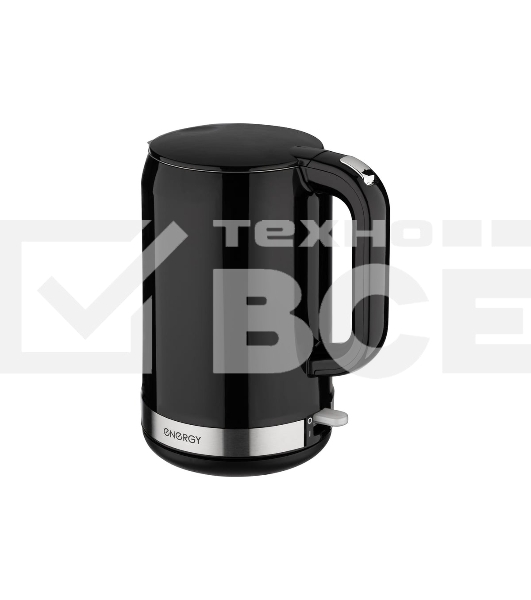 Чайник электрический Energy E-218 1.7л, двойной корпус, черный