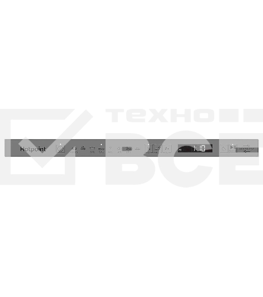 Встраиваемая посудомоечная машина Hotpoint HIS 2D87 D 2100Вт узкая инвертер