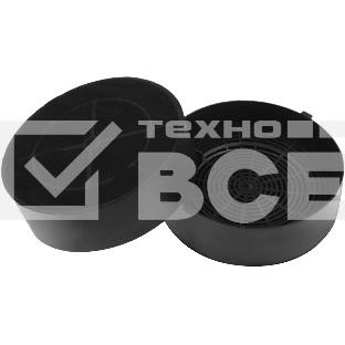 Комплект фильтров Hyundai HCF 00 черный (2шт.)