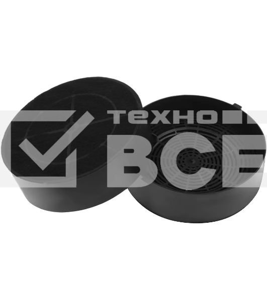 Комплект фильтров Hyundai HCF 00 черный (2шт.)