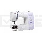 Швейная машина Janome 415 15 операций, вертикальный качающийся челнок, полуавтоматическое выполнение петли, автоматический нитевдеватель,  регулировка длины стежка до 4 мм, ширины зигзага до 5 мм, регулятор натяжения верхней нити, рычаг обратного хода, ле, фото2