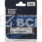 SSD накопитель Patriot P320 2ТБ, M.2 2280, NVMe, R/W 3000MB/2200MB/s, фото2