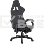 Кресло игровое Zombie 3 черный Neo Black крестов. пластик, подст. для ног, фото9