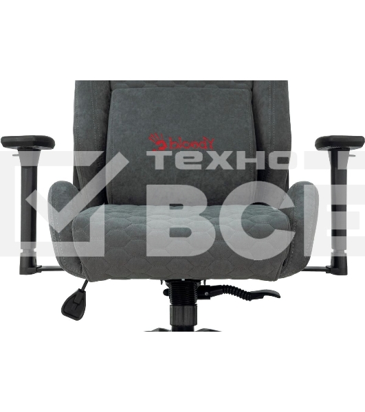 Кресло игровое A4Tech Bloody GC-770 серый соты, с подголов.