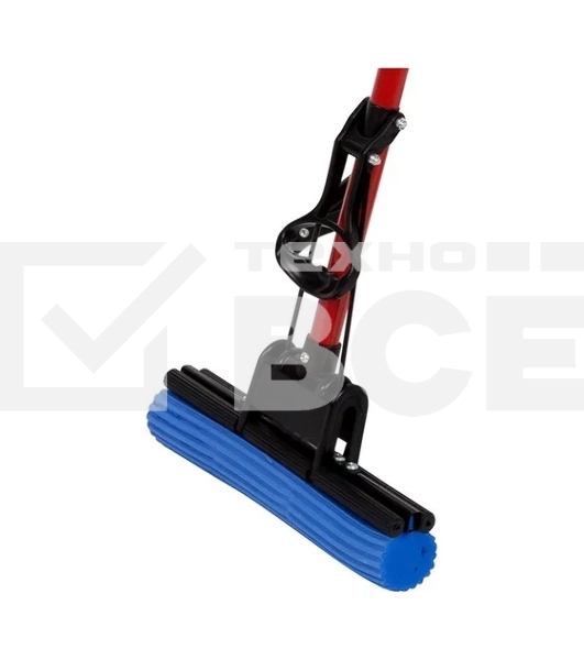 Швабра отжимная Рыжий кот MopP-06 с насадкой ПВА (310359)