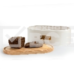 Хлебница TALLER TR-51979 Хюгге с крышкой-разделочной доской, фото4